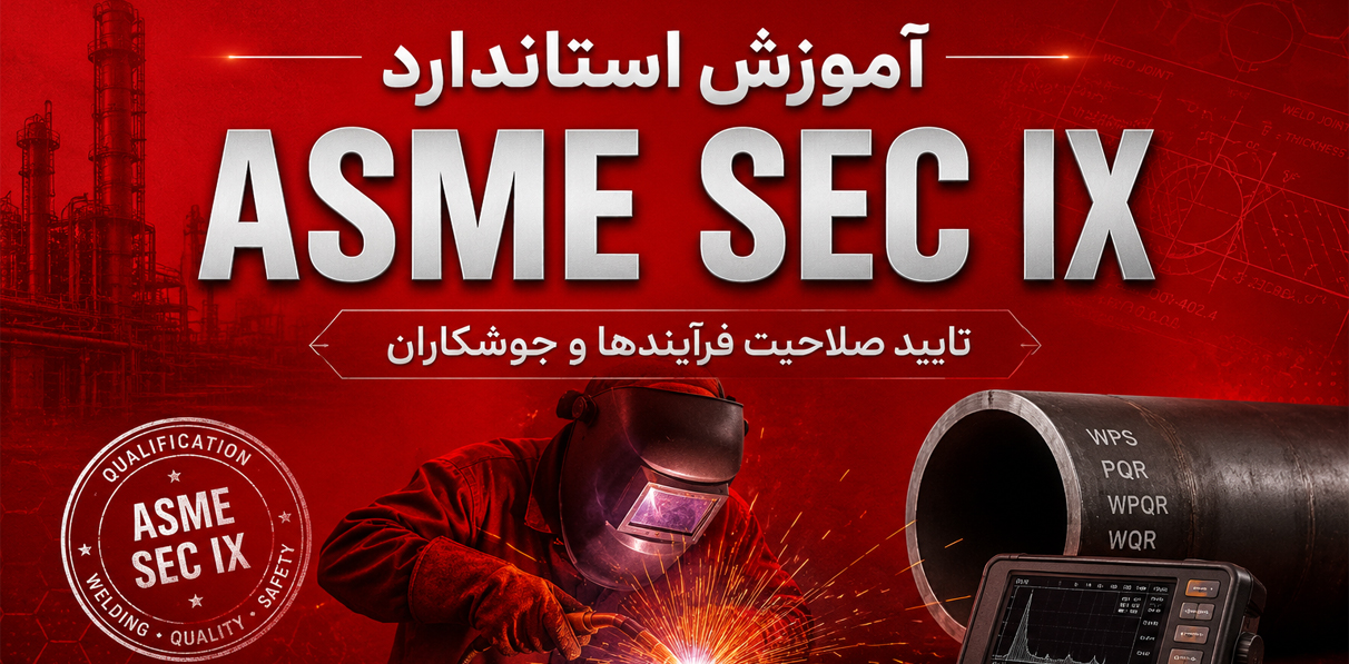 ASME Section IX, ASME Sec IX, ASME IX, WPS, PQR, WPQ, تایید صلاحیت جوشکار, دستورالعمل جوشکاری, Welding Procedure Specification, Welding Qualification, مخازن تحت فشار, Pressure Vessels, پایپینگ, Piping, مهندسی جوش, Welding Engineering, بازرسی جوش, Welding Inspection, کنترل کیفیت, Quality Control, ASME Code, متغیرهای اساسی جوشکاری, Essential Variables, آزمون جوشکار